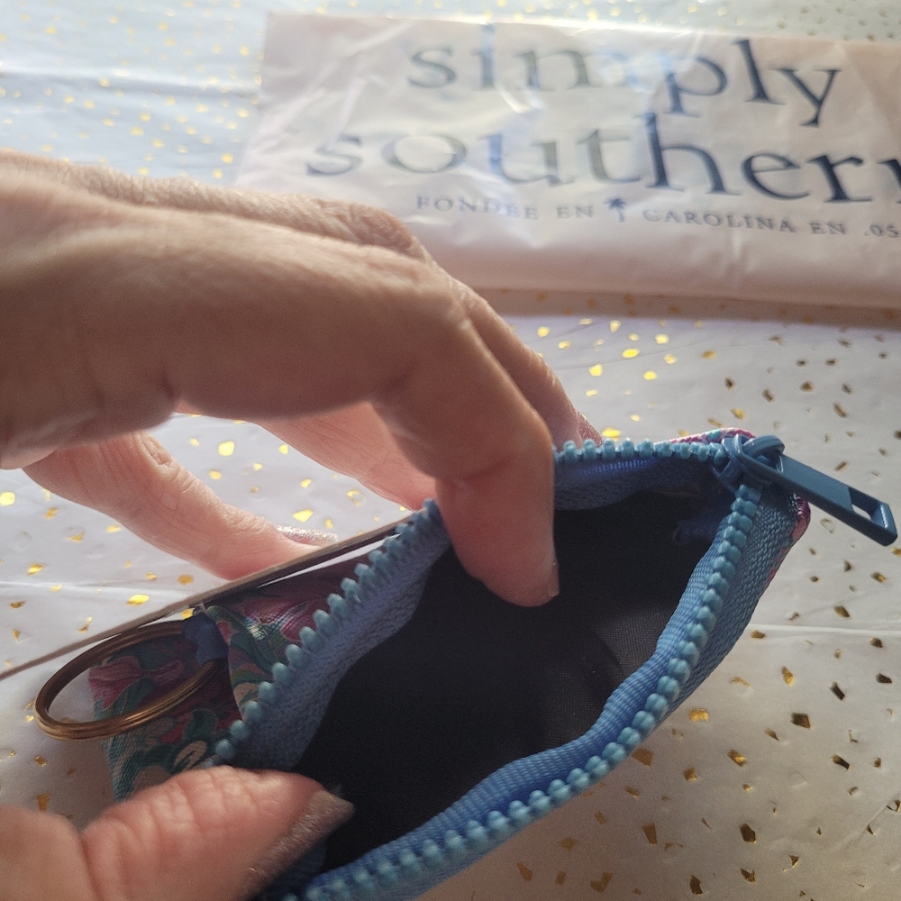 NWT Simply Southern Pink and Blue ID Wallet - Picture 3 of 4